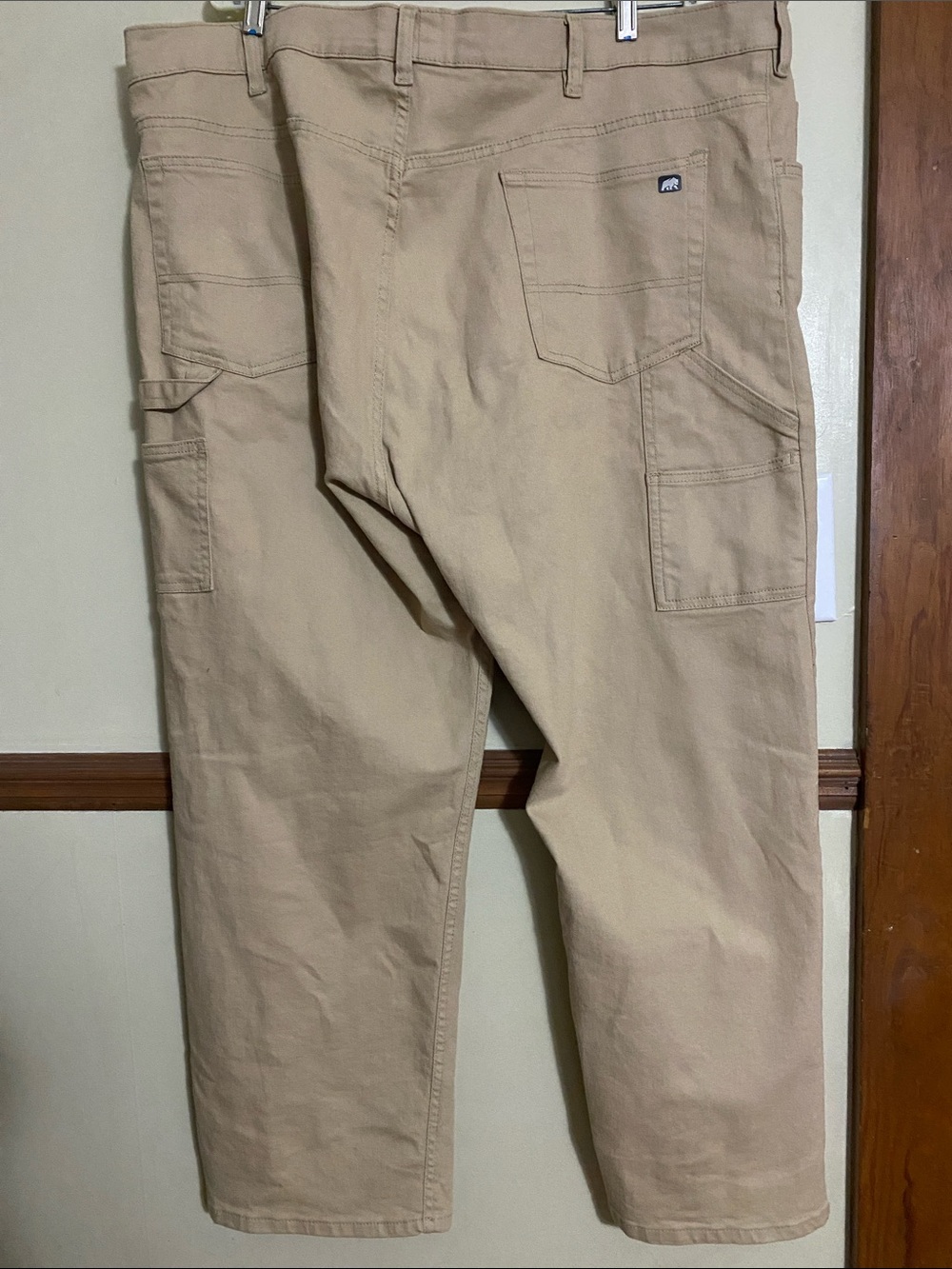 Classic Tan Cargo Pants with Multi-Pocket Utility Berne Apparel